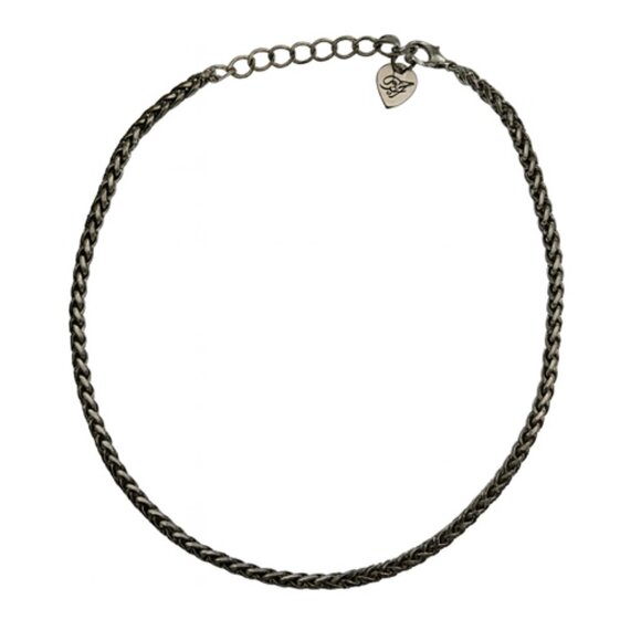 Betsey Johnson Vintage Chain Necklace – Heart Tag Detail - Picture 1 of 2